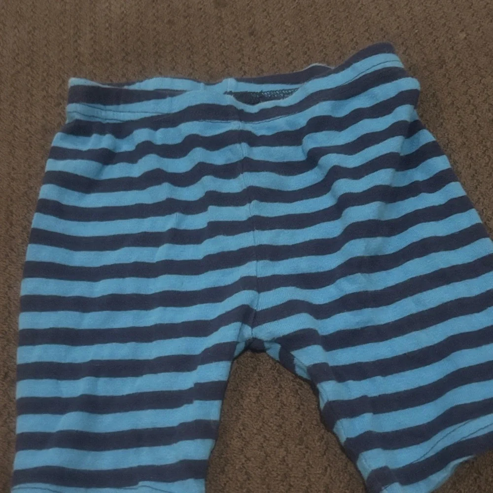 🟢10/$10 - Carter's Blue Striped Kids Pajama Bottoms